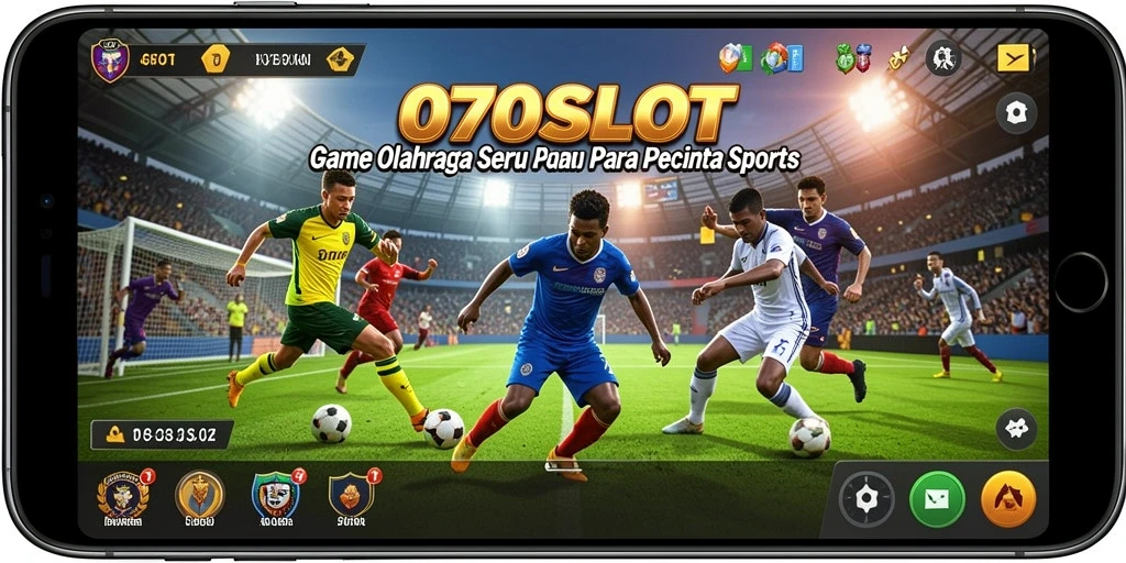 Tangkapan layar gameplay 070SLOT dengan aksi olahraga yang seru.