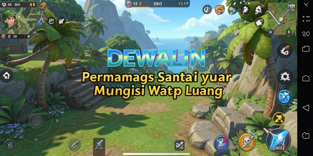 Screenshot menunjukkan pengalaman bermain DEWALIN yang mengasyikkan.