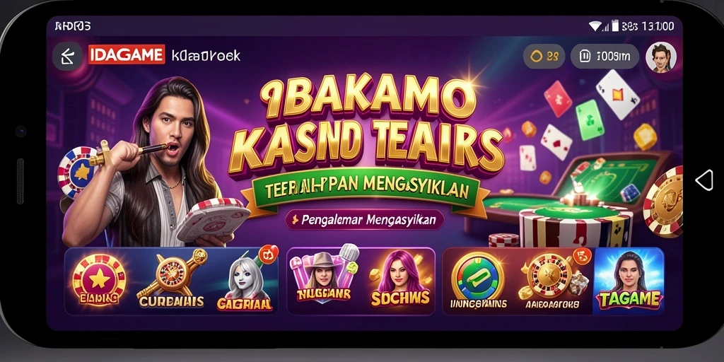Tampilan menarik gameplay Kasino di IDAGAME dengan berbagai pilihan permainan.