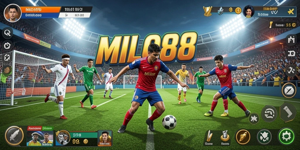 Tangkapan layar dari gameplay menarik <strong>MILO88</strong> dengan grafis tinggi dan aksi olahraga.