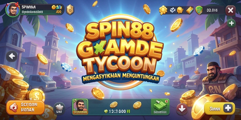 Tampilan gameplay SPIN88 yang menarik dan menantang bagi penggemar Tycoon.